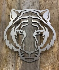Tiger cat steel metal wall - tiger,