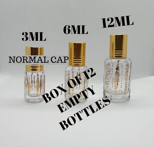 Empty attar oil bottles unique - attar,