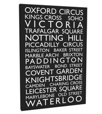 London UK Bus Roll Box Canvas and Poster Print (86)