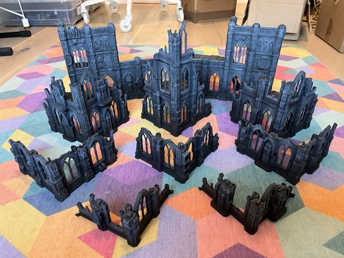 Gothic ruins wargaming terrain - ruins,