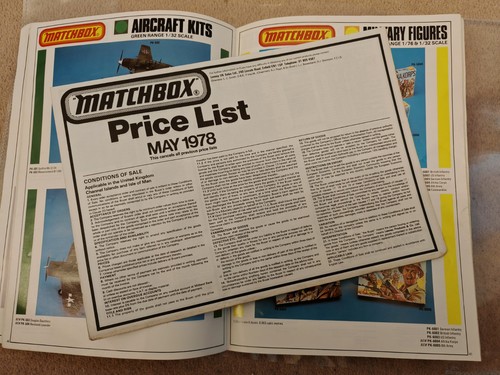 1978 matchbox size - a4,