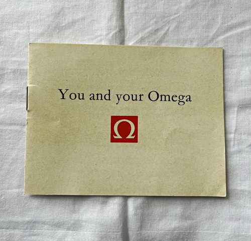 Omega watch instruction - watch, manual