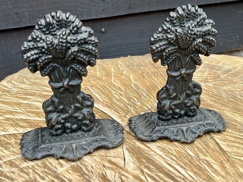 Pair victorian cast iron - of,