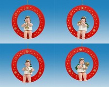 Tree Trunk Angel IN Red Ring