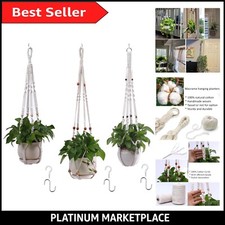 Elegant No Tassel Macrame