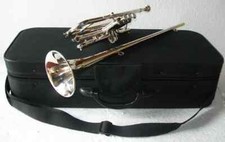 Flag Trumpet Shiny Chrome With