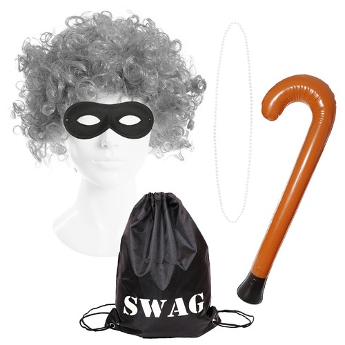 Burglar granny adult costume - burglar,