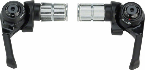 Microshift bar end shifter set - end,