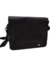 Gino Ferrari Laptop Shoulder Bag Black with Adjustable Strap T2940 U10