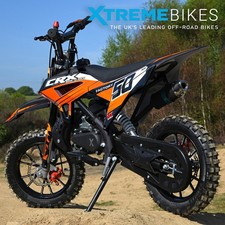 2025 XTM CRX 49cc 50cc Mini Dirt Bike Petrol 2-Stroke Motorbike - WITH UPGRADES