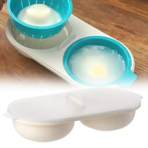 Egg cooker boiler double cup - egg,