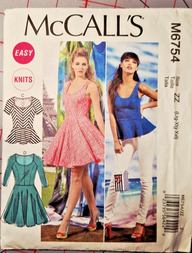 Mccalls m6754 easy knits - mccalls,