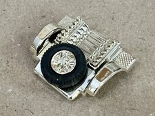 DINKY FERRARI P5 #220 - ORIGINAL CHOME ENGINE UNIT WITH SPARE TYRE