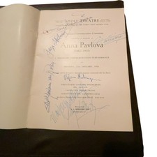 Anna Pavlova Ballet Programme