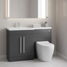 Bathroom Vanity Unit WC Toilet