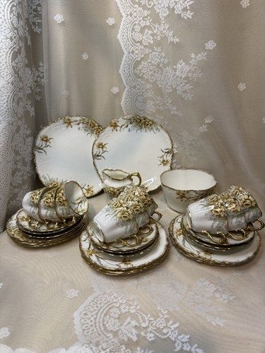 Antique aynsley tea set for - set, 9