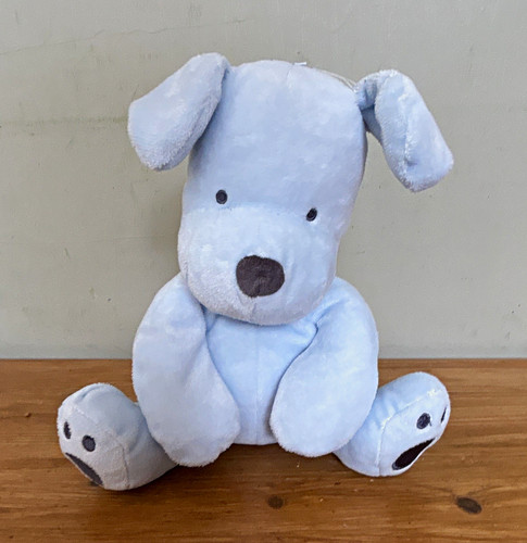 Puppy blue chime soft toy - m&s,