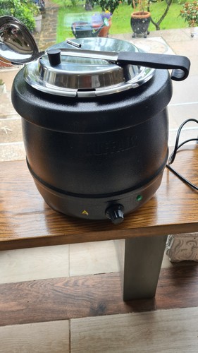Buffalo l715 black soup kettle - black,