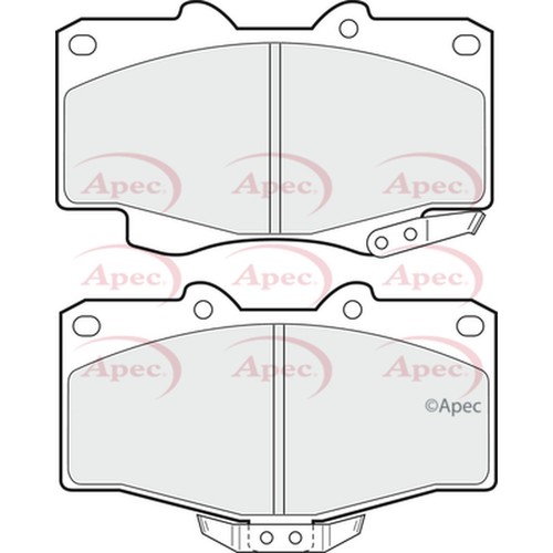 Brake pads set for - set,