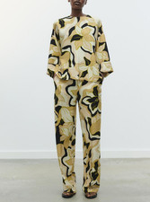 Zara printed coord top Size S