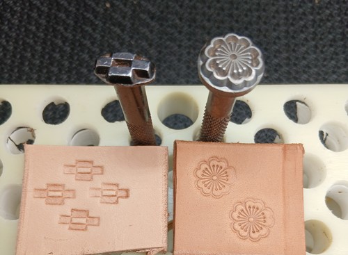 Leather craft stamp tools - leather,