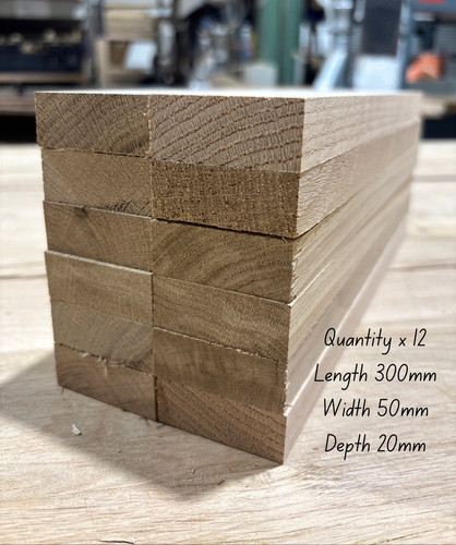 Planed oak hardwood timber - oak,