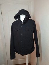 883 Police Jet Black Mens Jacket Size X Large 
