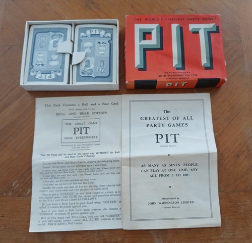 Vintage pit card - card, bull