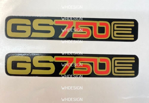 Suzuki gs750e sidepanel badges - suzuki,