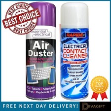 COMPRESSED AIR DUSTER SPRAY CAN PROTECTS CLEANER LAPTOPS KEYBOARDS 200ML 400ML 