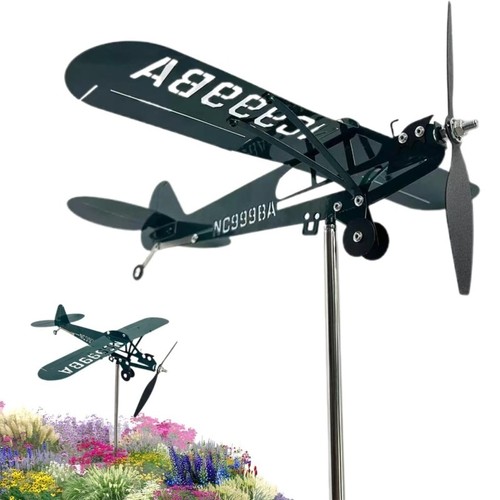 Metal airplane wind - airplane, spinner