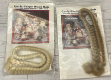 2 Packages NEW Curly Crepe