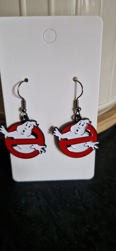 Ghostbusters earrings - ghostbusters,