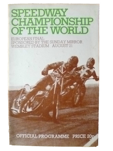 Vintage 1971 speedway world - vintage,