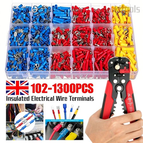 1300pcs assorted insulated - 1300pcs,