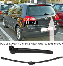 FOR Volkswagen Golf Mk5 Hatchback 10/2003-6/2009 Rear Wiper Arm & Blade 13 Inch