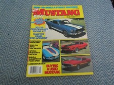 1987 YEAR BOOK HOT ROD MUSTANG
