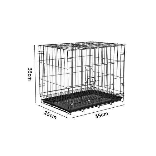 Metal wire dog cage - cage, puppy