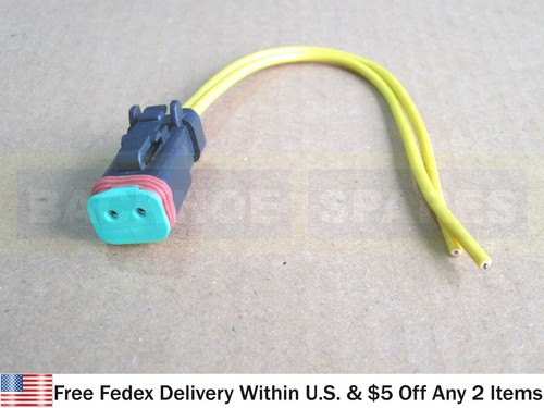 Jcb parts pigtail connector - jcb,