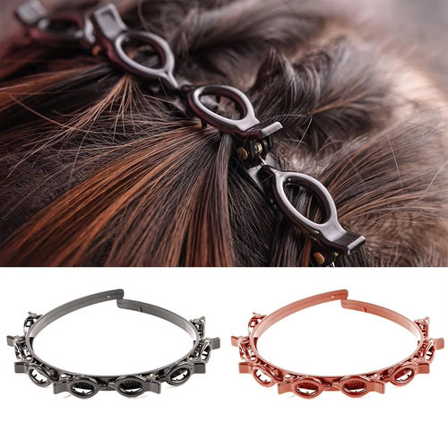 New double bangs hair clip - double,