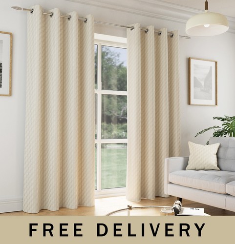 Cream 90x90 eyelet embossed - 90x90",