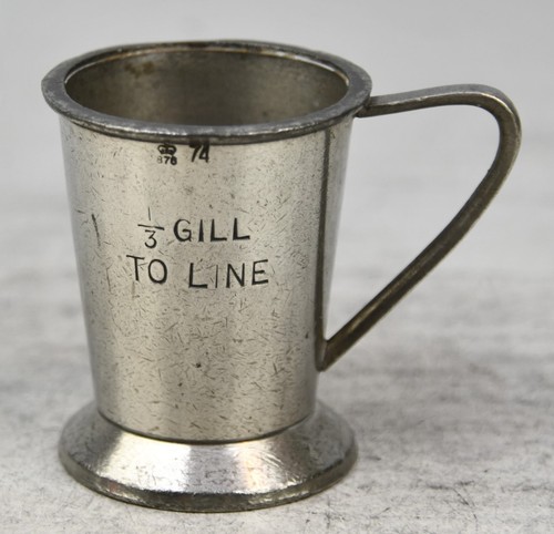 Fine vintage pewter gill - vintage,