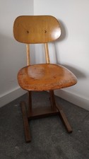 Mid-Century Vintage Continental School Chair Made By Casala
