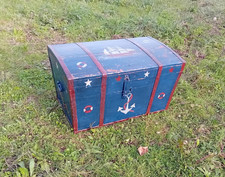 Antique Swedish Pine Dome-Top