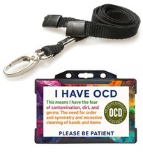 OCD Awareness I Have OCD Card