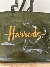 Vintage Harrods Green Shopping