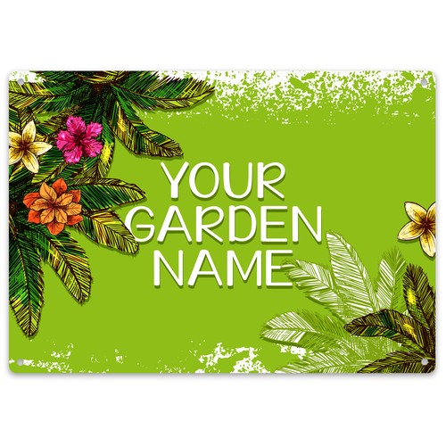 Personalised outdoor metal - outdoor,