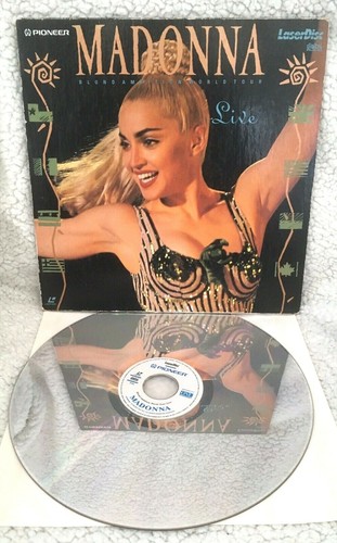 Madonna laserdisc blond - madonna,