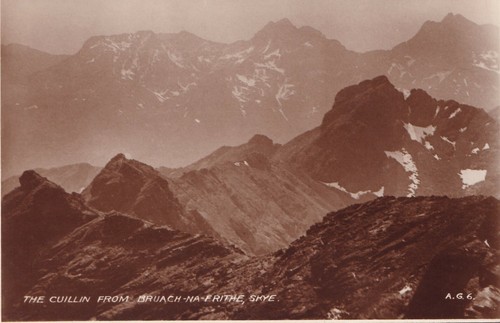 Postcard skye the - skye, cuillin