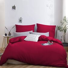 Duvet Cover Hotel Quality 3pc Luxury Bedding Set Single Double Super King Size